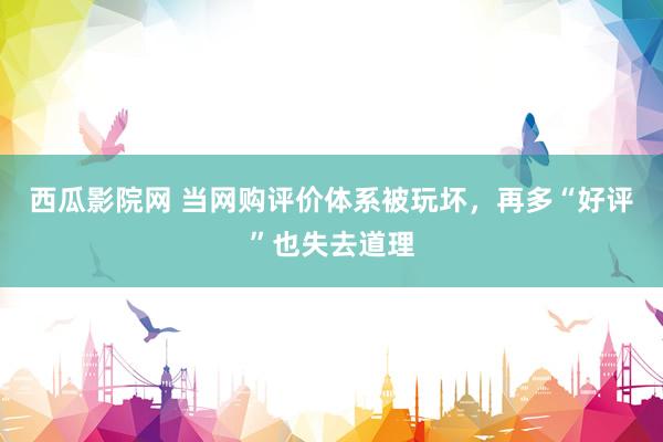 西瓜影院网 当网购评价体系被玩坏，再多“好评”也失去道理
