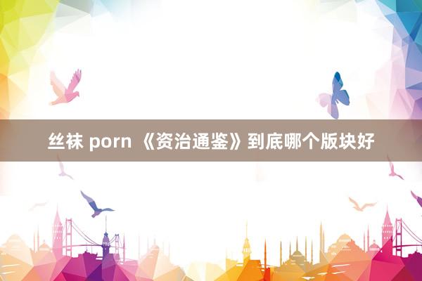 丝袜 porn 《资治通鉴》到底哪个版块好