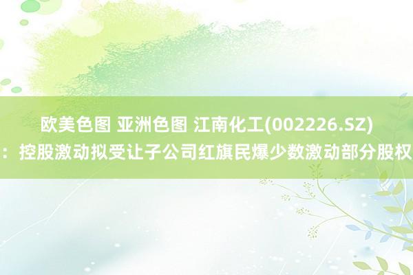欧美色图 亚洲色图 江南化工(002226.SZ)：控股激动拟受让子公司红旗民爆少数激动部分股权