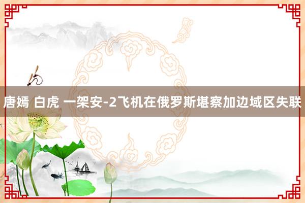 唐嫣 白虎 一架安-2飞机在俄罗斯堪察加边域区失联