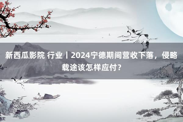 新西瓜影院 行业丨2024宁德期间营收下落，侵略载途该怎样应付？