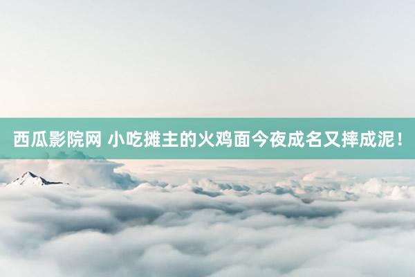 西瓜影院网 小吃摊主的火鸡面今夜成名又摔成泥！