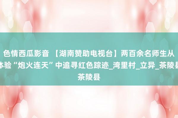 色情西瓜影音 【湖南赞助电视台】两百余名师生从体验“炮火连天”中追寻红色踪迹_湾里村_立异_茶陵县