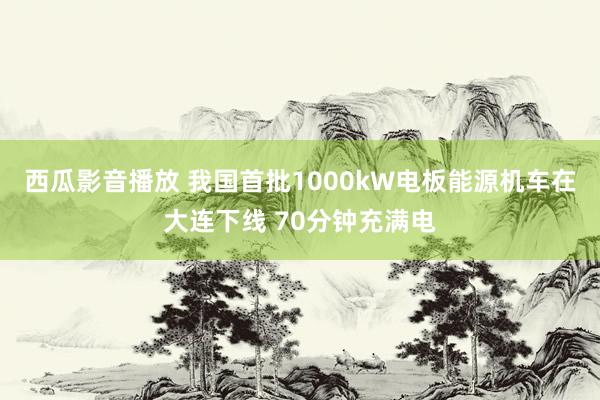 西瓜影音播放 我国首批1000kW电板能源机车在大连下线 70分钟充满电