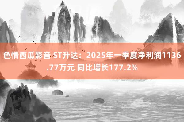 色情西瓜影音 ST升达：2025年一季度净利润1136.77万元 同比增长177.2%